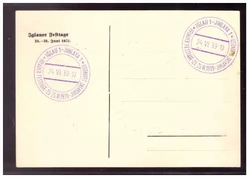 Bes. 2. Wk. Böhmen/M.  Rundstempel (Datum und/oder Ort klar)