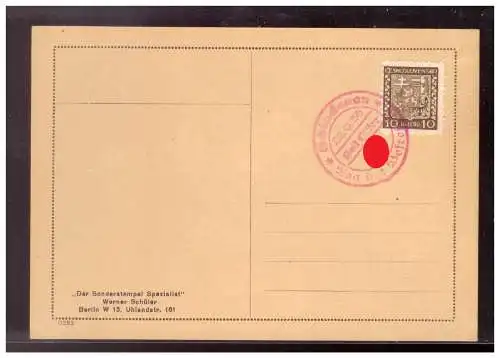 Bes. 2. Wk. Böhmen/M.  Rundstempel (Datum und/oder Ort klar)