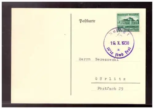 Bes. 2. Wk. Böhmen/M.  Rundstempel (Datum und/oder Ort klar)