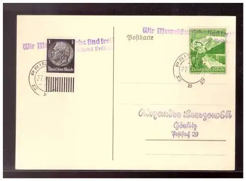 Deutsches Reich  Rundstempel (Datum und/oder Ort klar)