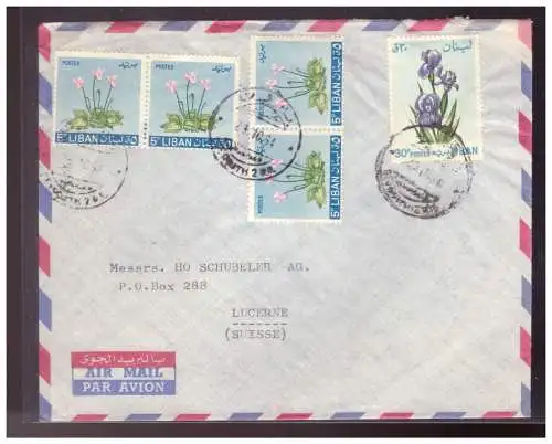 Libanon  Rundstempel (Datum und/oder Ort klar)