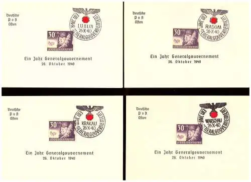 Generalgouvernement  Rundstempel (Datum und/oder Ort klar)