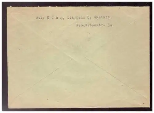 All. Bes. Franz. Zone  Rundstempel (Datum und/oder Ort klar)