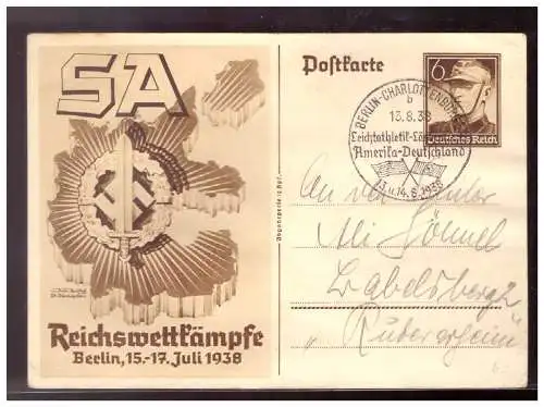 Deutsches Reich  Rundstempel (Datum und/oder Ort klar)