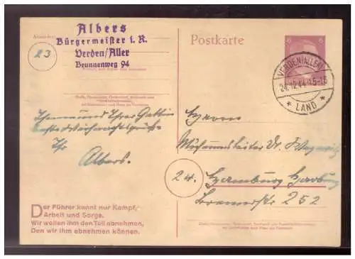 Deutsches Reich  Rundstempel (Datum und/oder Ort klar)