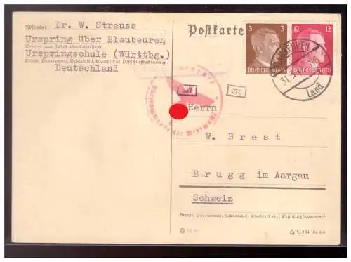Deutsches Reich  Rundstempel (Datum und/oder Ort klar)