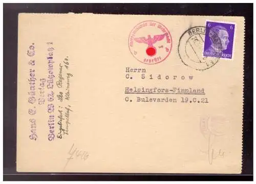 Deutsches Reich  Rundstempel (Datum und/oder Ort klar)