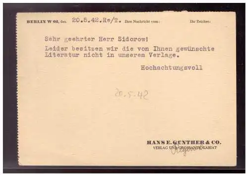 Deutsches Reich  Rundstempel (Datum und/oder Ort klar)