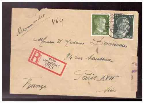 Deutsches Reich  Rundstempel (Datum und/oder Ort klar)