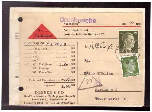 Deutsches Reich  Rundstempel (Datum und/oder Ort klar)
