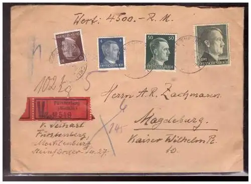 Deutsches Reich  Rundstempel (Datum und/oder Ort klar)