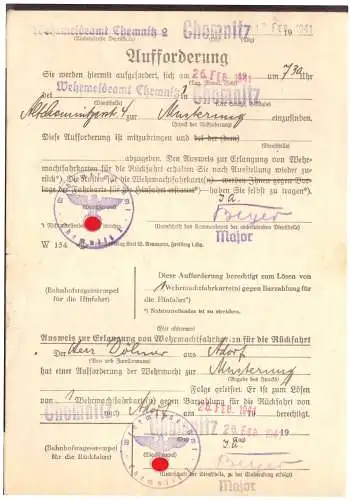 Deutsches Reich  Rundstempel (Datum und/oder Ort klar)