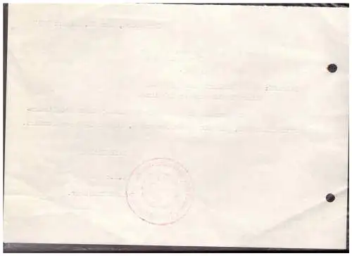 Dt- Reich (020337) Schreiben zur Adolf Hitlerspende 1937/ 38, über Mitgliederverzeichnisse vom 20.8.1937