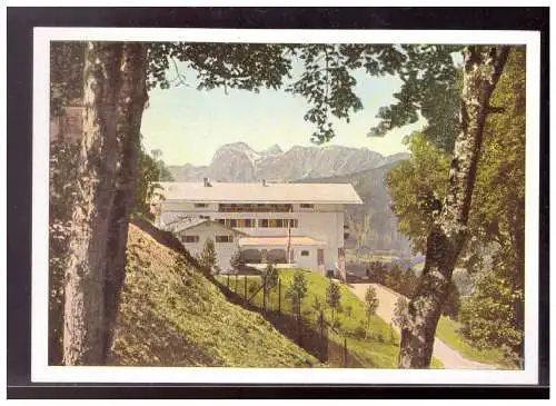 [Propagandapostkarte] Dt-Reich (020531) Propagandakarte Berghof Wachenfeld, Landhaus des Reichskanzlers in Berchtesgaden (Obersalzberg), ungeb. 