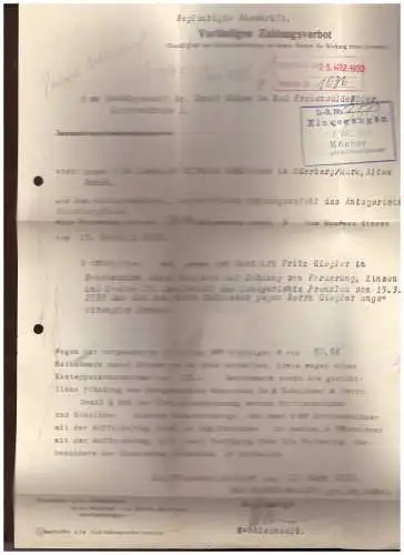 Deutsches Reich  Rundstempel (Datum und/oder Ort klar)