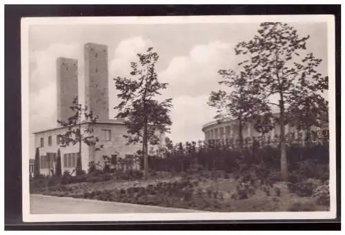 [Propagandapostkarte] Dt- Reich (020677) Propaganda AK Olymiade Berlin 1936, Reichssportfeld,Osttor mit Blick auf die Deutsche Kampfbahn, unge. 