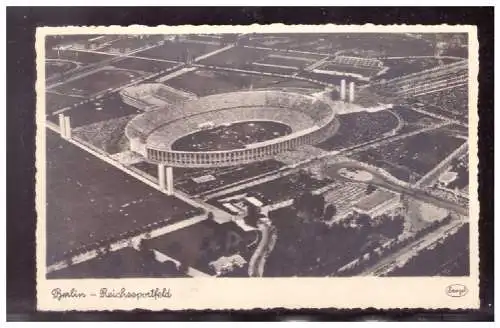 [Propagandapostkarte] Dt- Reich (020690) Propaganda AK Berlin Olympia 1936, Berlin Reichssportfeld, ungebraucht. 