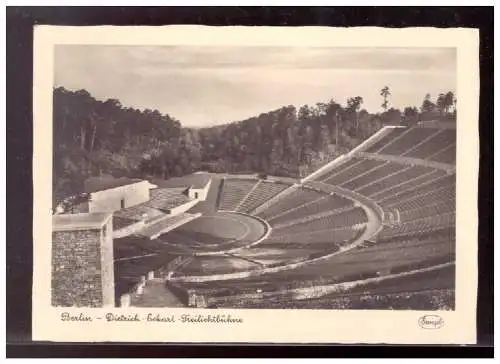 [Propagandapostkarte] Dt- Reich (020691) Propaganda AK Berlin Olympia 1936, Berlin Dietrich- Eckart- Freilichtbühne, ungebraucht. 