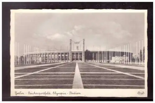 [Propagandapostkarte] Dt- Reich (020698) Propaganda AK Berlin Olympia 1936, Berlin- Reichsportfeld, Olympia- Stadion, ungebraucht. 