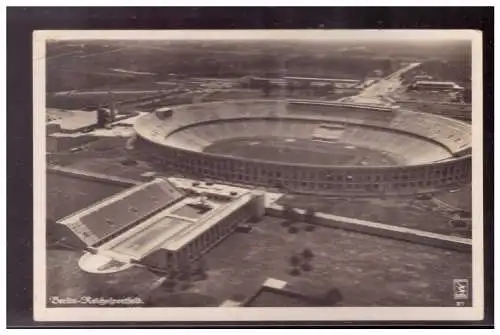 [Propagandapostkarte] Dt- Reich (020710) Propaganda AK Berlin Olympia 1936, Berlin Reichssportfeld, ungebraucht. 