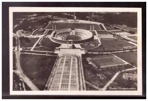 [Propagandapostkarte] Dt- Reich (020711) Propaganda AK Berlin Olympia 1936, Berlin Reichssportfeld, ungebraucht, Stempel Funkturm Berlin. 