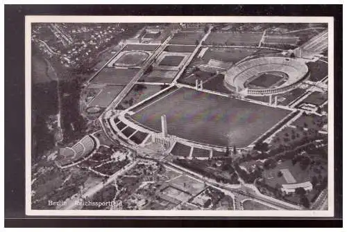 [Propagandapostkarte] Dt- Reich (020722) Propaganda AK Berlin, Berlin Reichssportfeld, ungebraucht. 