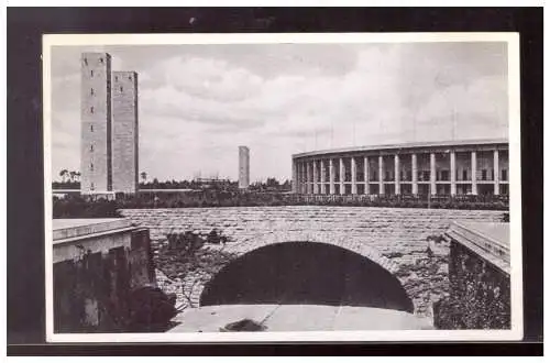 [Propagandapostkarte] Dt- Reich (020728) Propaganda AK Berlin Olympia 1936,Reichssportfeld mit Westtürmen, ungebraucht. 