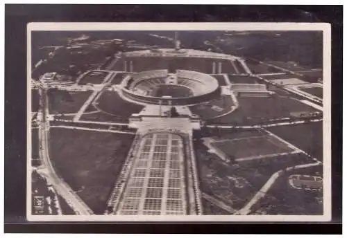 [Propagandapostkarte] Dt- Reich (020753) Propaganda AK Berlin Olympia 1936, Gesamtansicht Reichsportfeld, ungebraucht. 