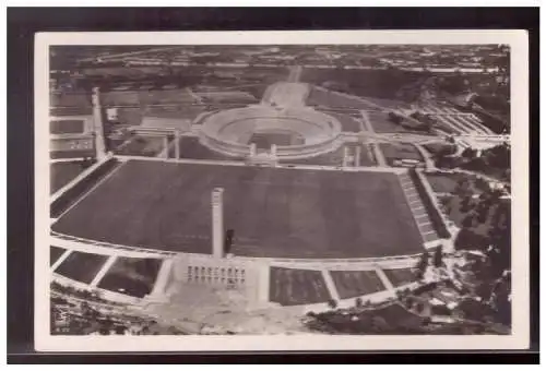 [Propagandapostkarte] Dt- Reich (020754) Propaganda AK Berlin Olympia 1936, Gesamtansicht Reichsportfeld, ungebraucht. 