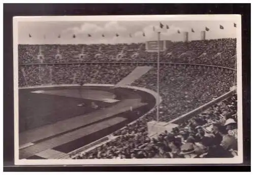 [Propagandapostkarte] Dt- Reich (020757) Propaganda AK Berlin Olympia 1936, Reichsportfeld Deutsche Kampfbahn, ungebraucht. 