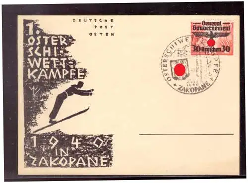 Generalgouvernement  Rundstempel (Datum und/oder Ort klar)