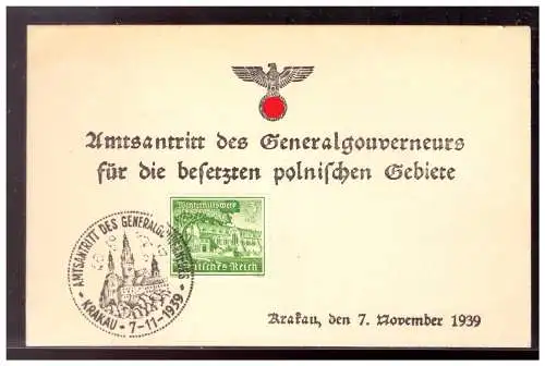 Generalgouvernement  Rundstempel (Datum und/oder Ort klar)