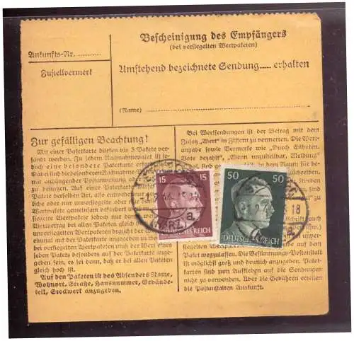 Deutsches Reich  Rundstempel (Datum und/oder Ort klar)