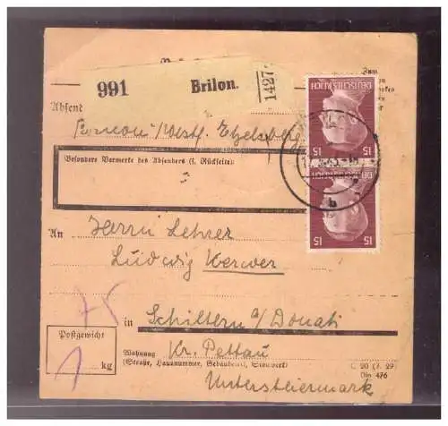 Deutsches Reich  Rundstempel (Datum und/oder Ort klar)