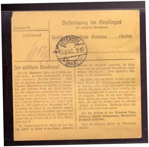 Deutsches Reich  Rundstempel (Datum und/oder Ort klar)
