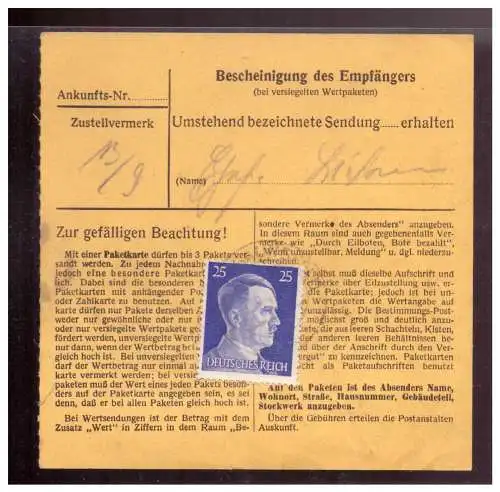 Deutsches Reich  Rundstempel (Datum und/oder Ort klar)