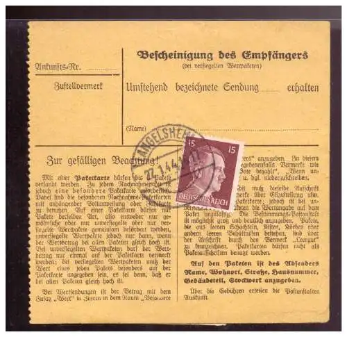 Deutsches Reich  Rundstempel (Datum und/oder Ort klar)