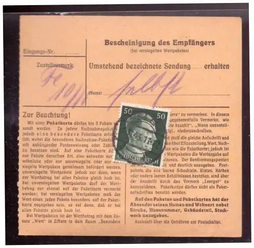 Deutsches Reich  Rundstempel (Datum und/oder Ort klar)