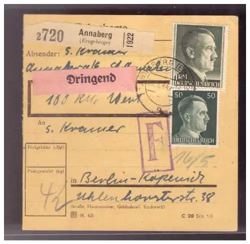 Deutsches Reich  Rundstempel (Datum und/oder Ort klar)