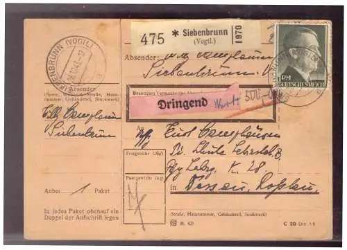 Deutsches Reich  Rundstempel (Datum und/oder Ort klar)