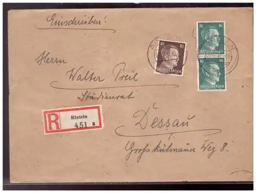 Deutsches Reich  Rundstempel (Datum und/oder Ort klar)