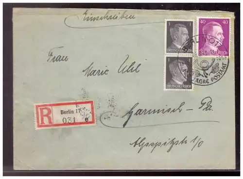 Deutsches Reich  Rundstempel (Datum und/oder Ort klar)