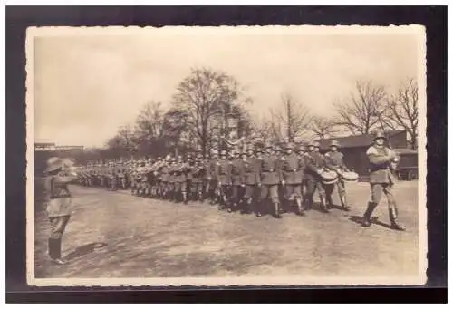 [Ansichtskarte] Dt- Reich (021027) Propaganda Fotokarte, Unsere Wehrmacht, Vorbeimarsch, ungebraucht. 