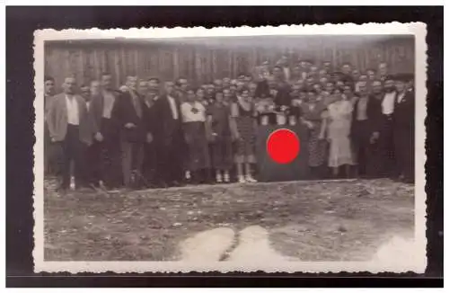 [Ansichtskarte] Dt- Reich (021036) Propagandafotokarte vermutlich Firmenfeier unterm HKZ, ungebraucht, wo und warum ist nicht bekannt. 