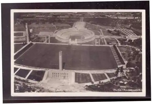 [Propagandapostkarte] DT- Reich (021177) Propagandakarte Olympia-Postkarte Berlin, Reichssportfeld, gel. mit SST Berlin 28.7.1936. 