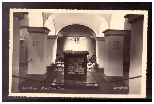 [Propagandapostkarte] Dt- Reich (021180) Propagandakarte Großausstellung Kampf um Wien ,Gaupropagandaamt Wien, blanco mit SST 1941. 