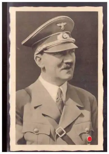 [Propagandapostkarte] Sudetenland (021204) Propagandakarte, Der Führer A.Hitler, blanco gestempelt mit SST Mähr. Schönberg. 