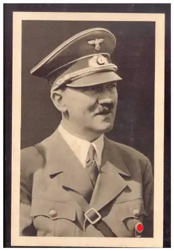 [Propagandapostkarte] Sudetenland (021208) Propagandakarte Der Führer, blanco gestempelt  Befreiungsstempel Niklasdorf 1938. 