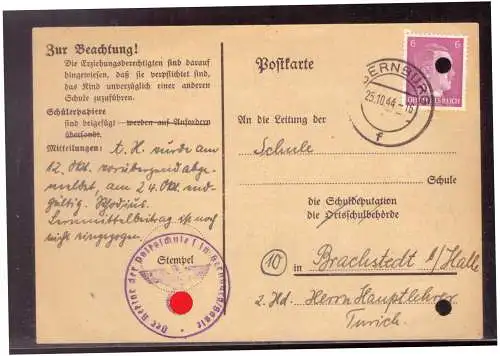 Deutsches Reich  Rundstempel (Datum und/oder Ort klar)