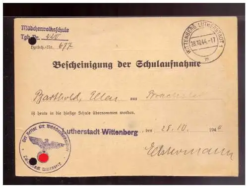 Deutsches Reich  Rundstempel (Datum und/oder Ort klar)